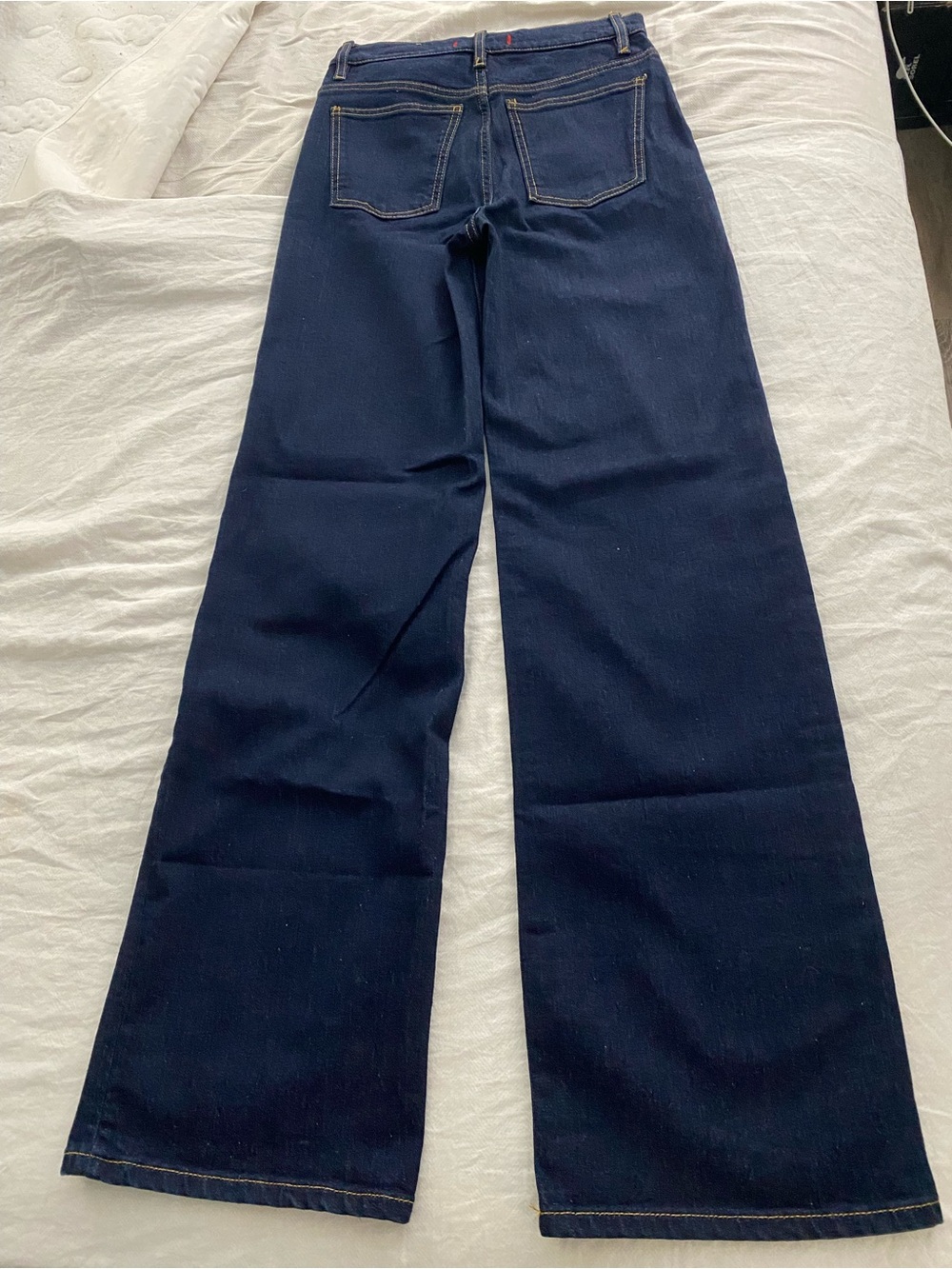 Zara Indigo Cuffed Wide Leg Jeans - Picture 8 of 10